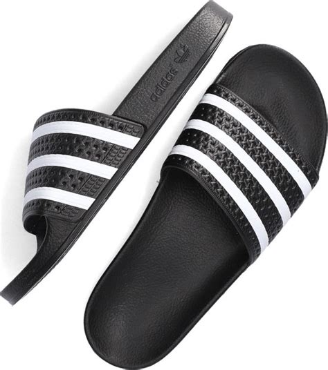 adidas slippers heren zwart|adidas 3 strips dames.